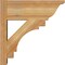 Ekena Millwork Merced Rough Sawn Traditional Outlooker, Western Red Cedar, 8"W x 20"D x 20"H OUT08X20X20MRC01RWR - alternate 3